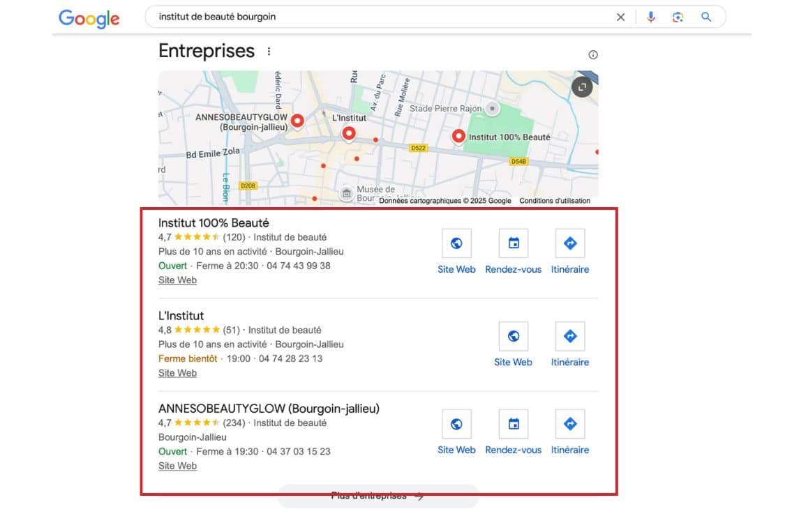 Pourquoi est-ce important d'être dans les premiers sur Google Maps