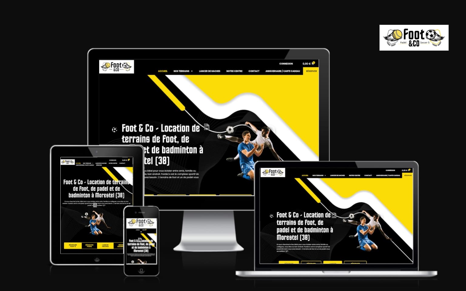 Site ecommerce Foot&Co Morestel
